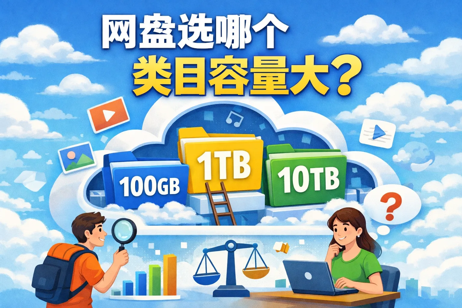 网盘选哪个类目容量大