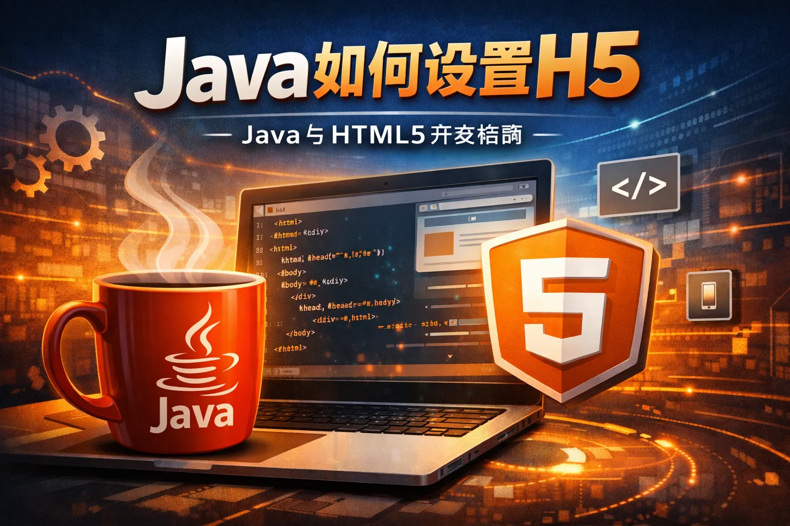 java如何设置h5