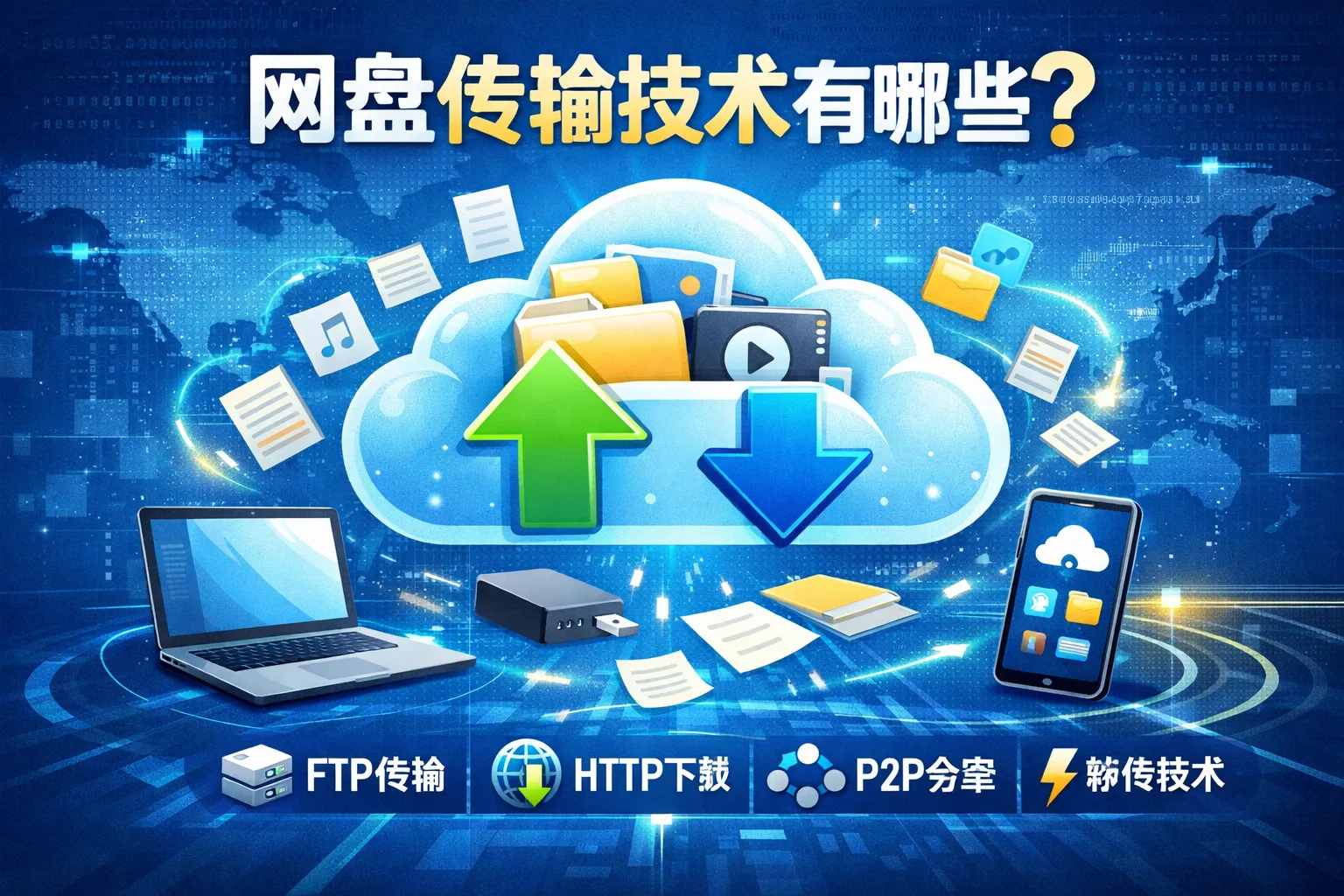 网盘传输技术有哪些