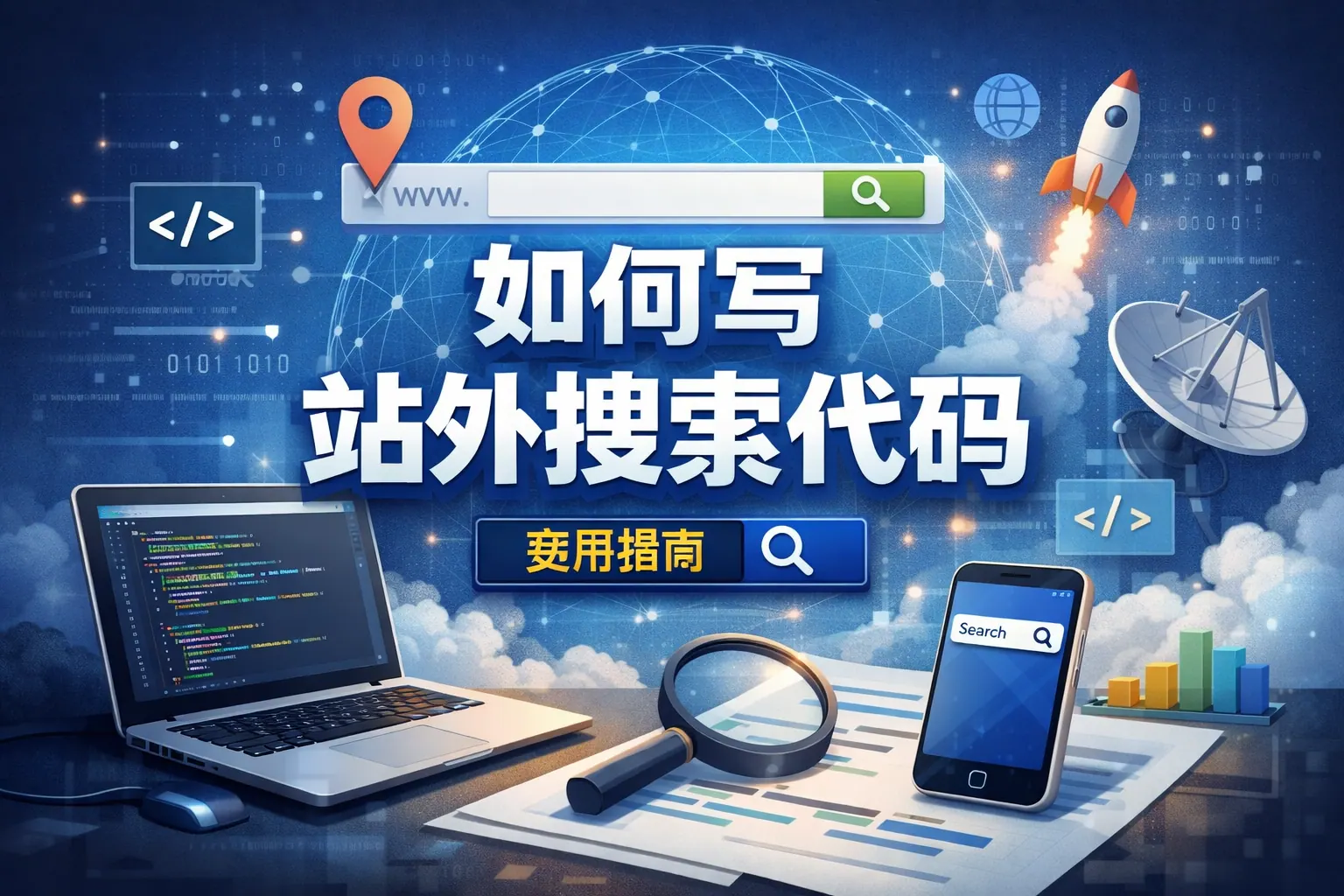 如何写站外搜索代码