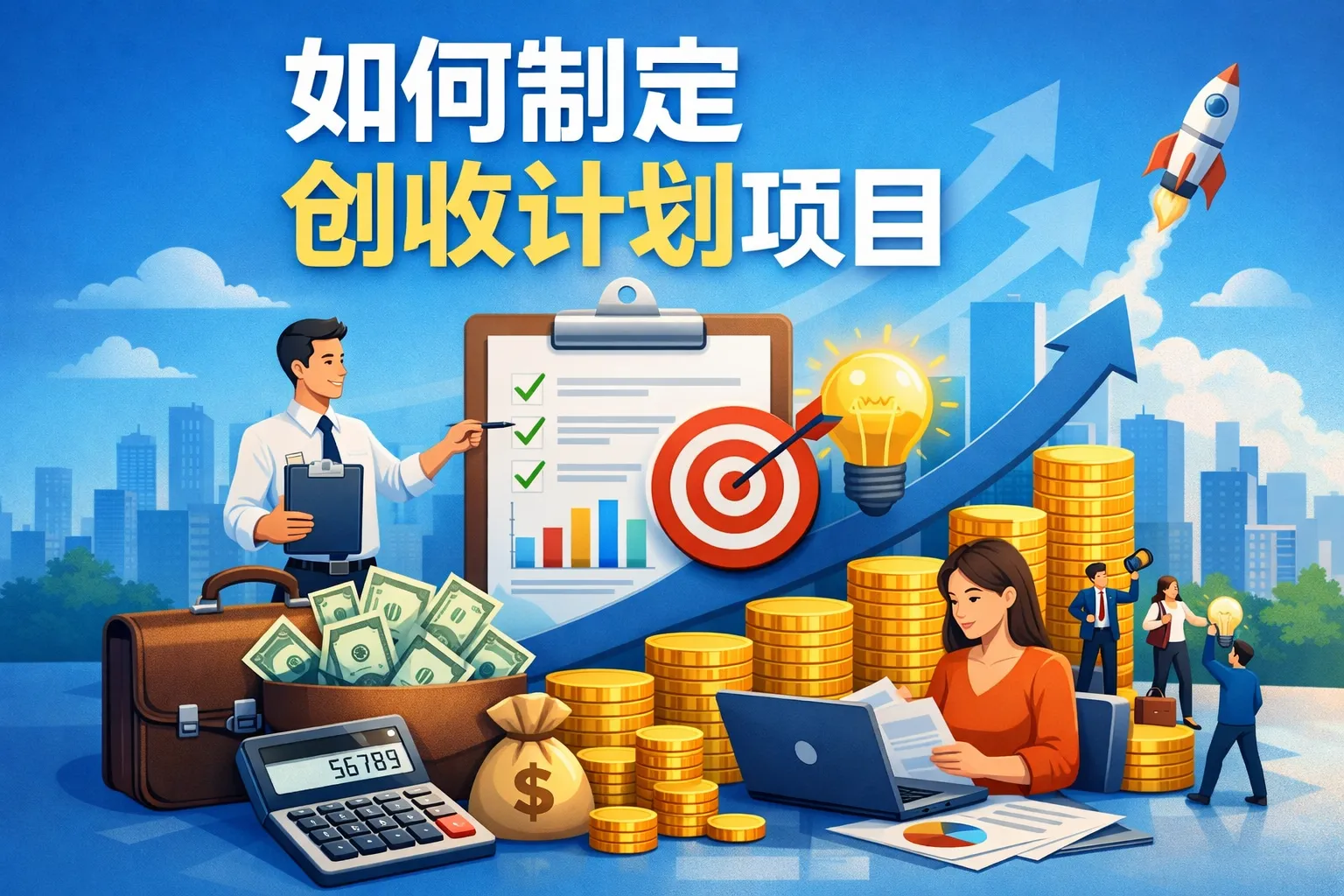如何制定创收计划项目