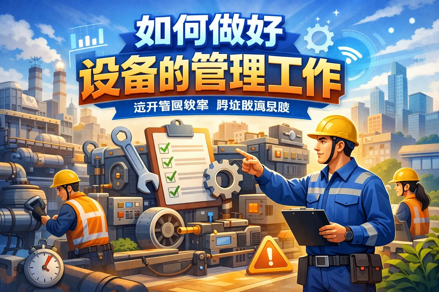 如何做好设备的管理工作