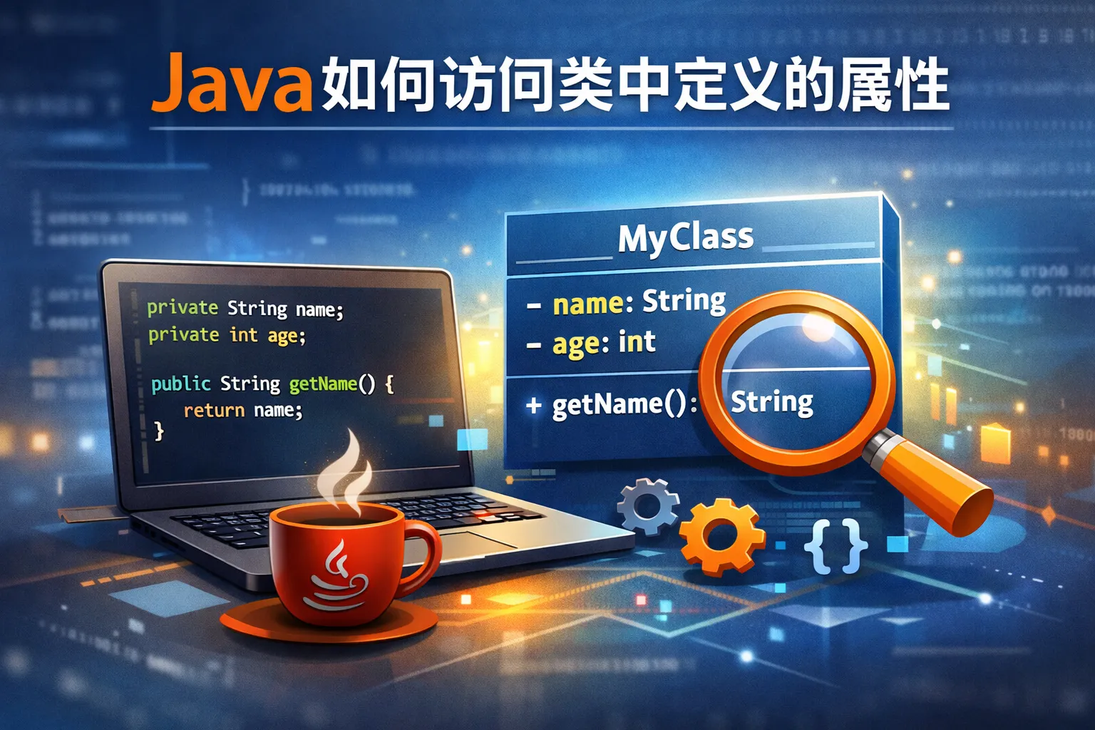 java如何访问类中定义的属性