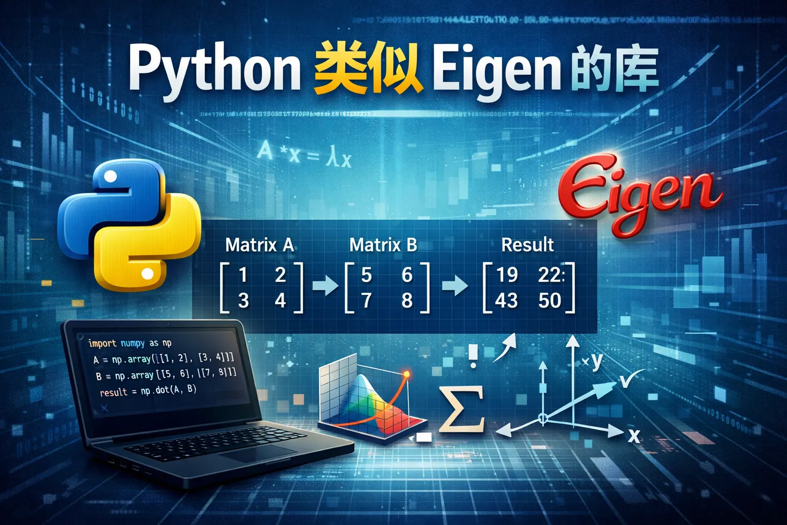 python类似eigen的库