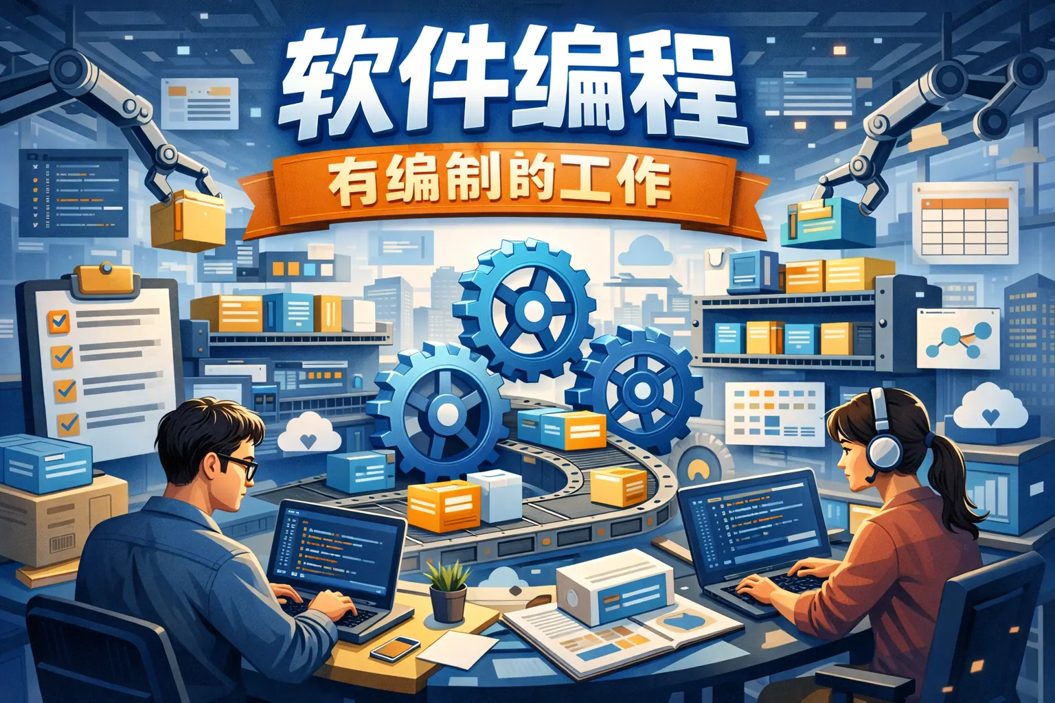 软件编程有编制的工作