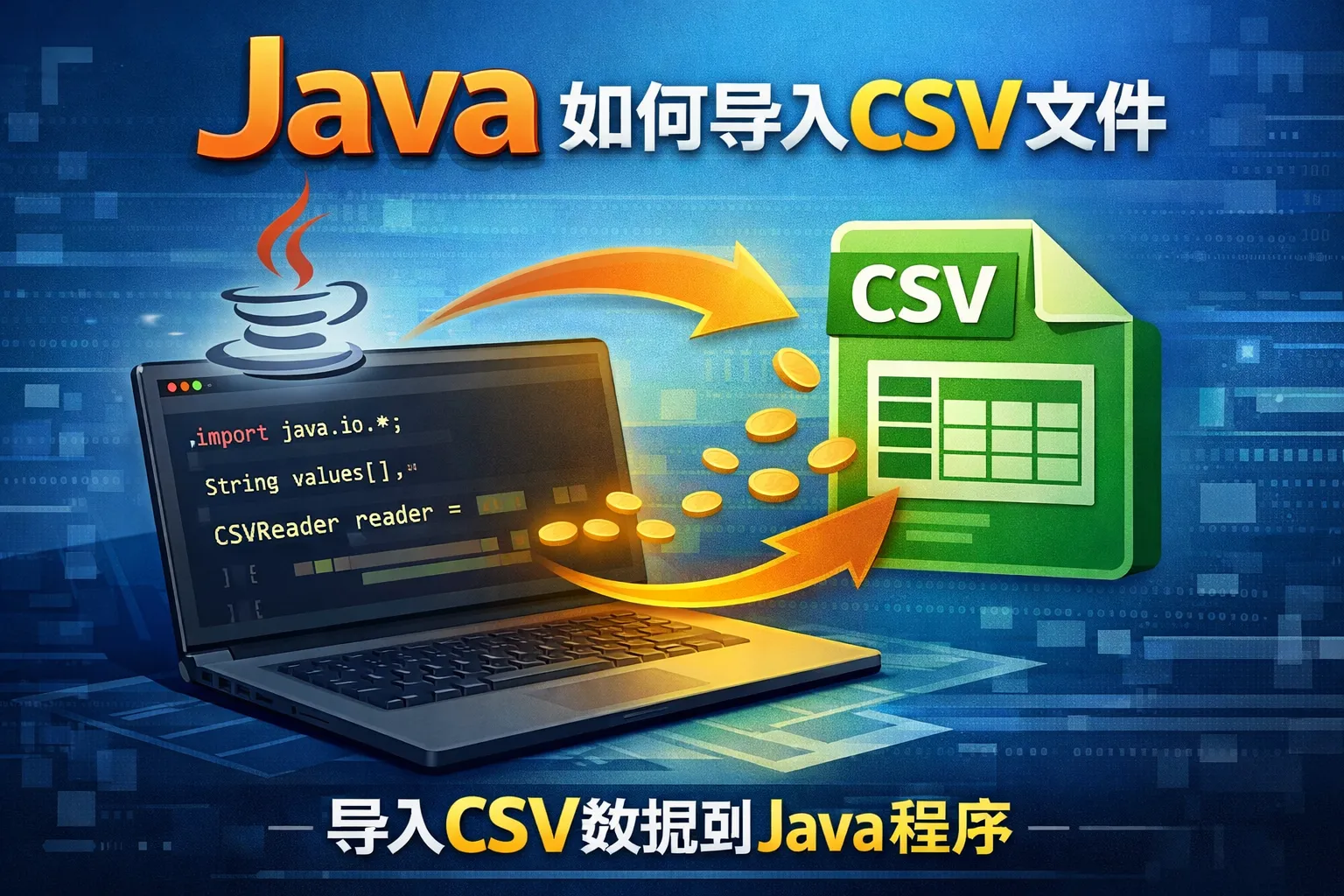 java 如何导入csv文件