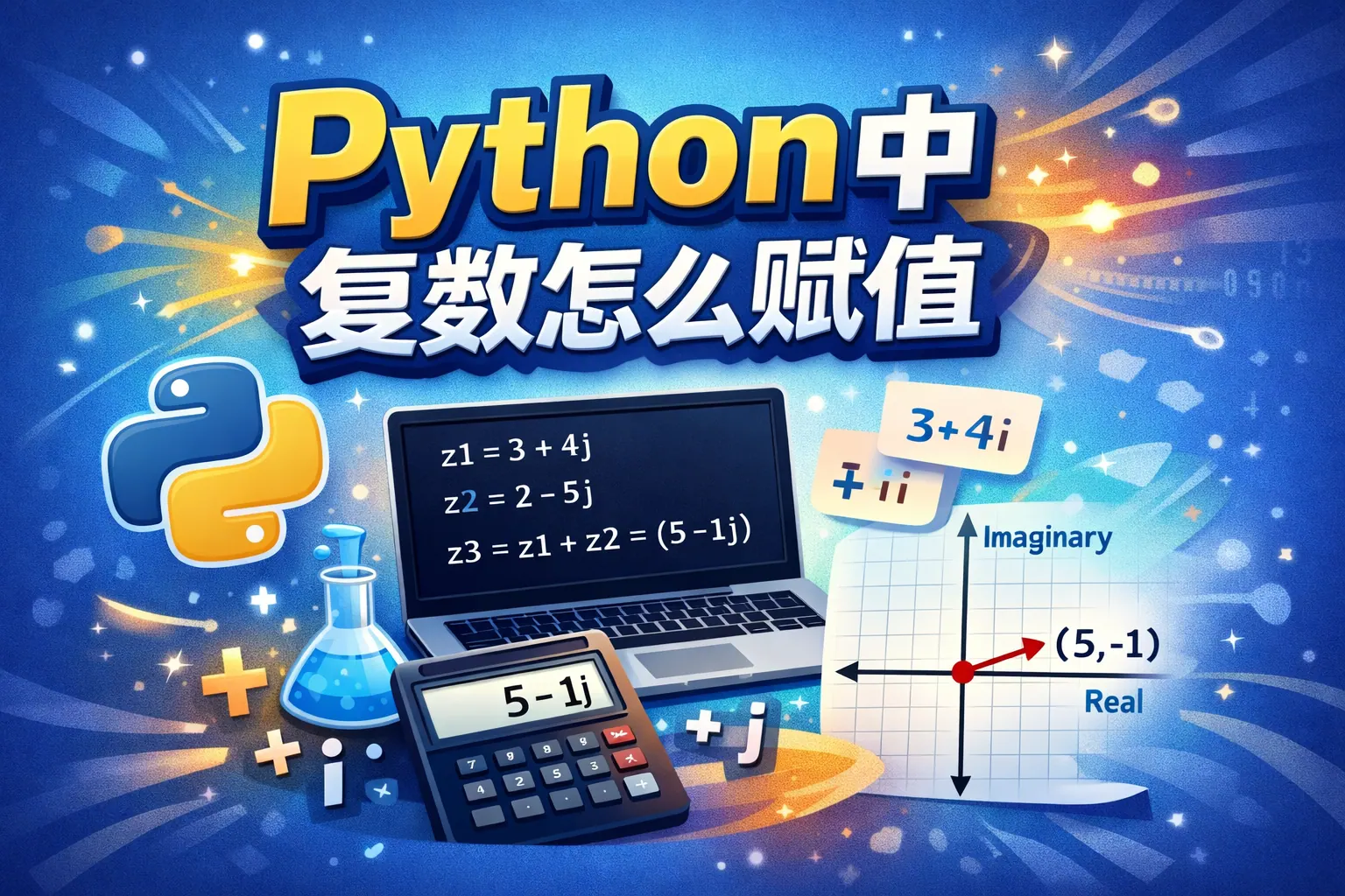 python中复数怎么赋值
