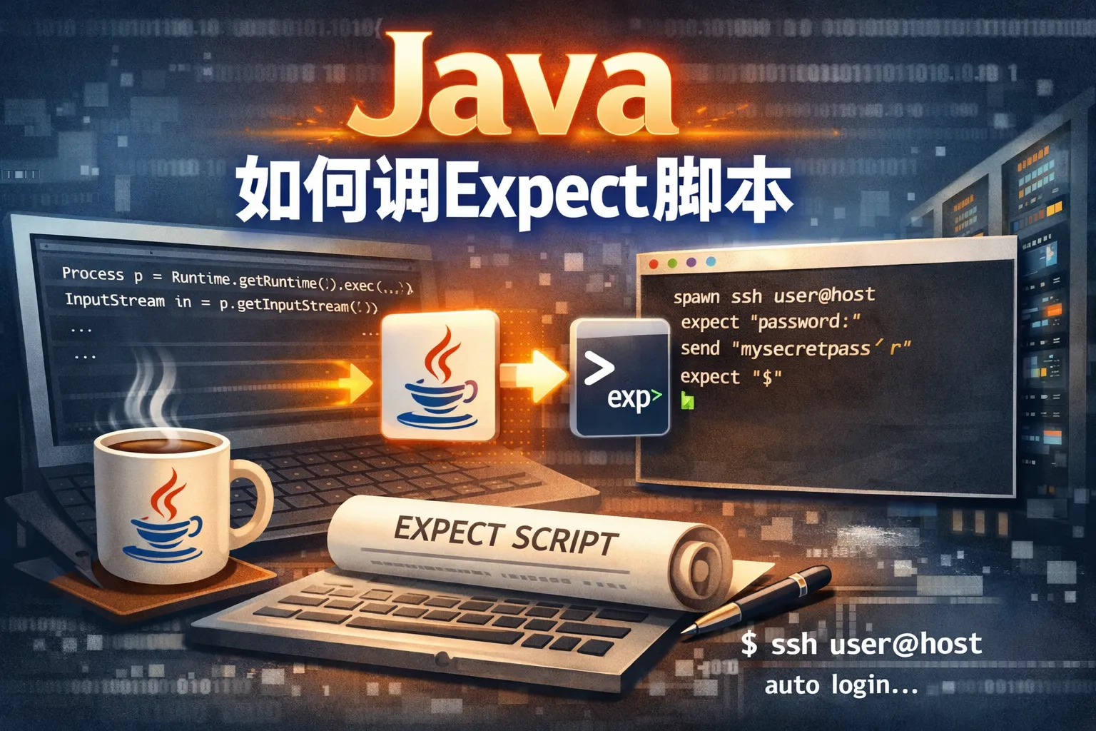 java如何调expect脚本