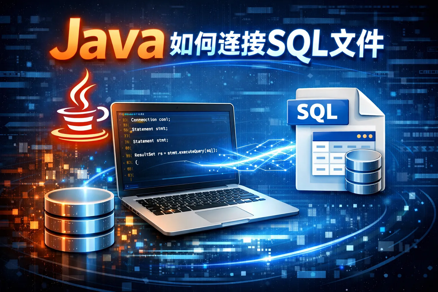Java如何连接sql文件