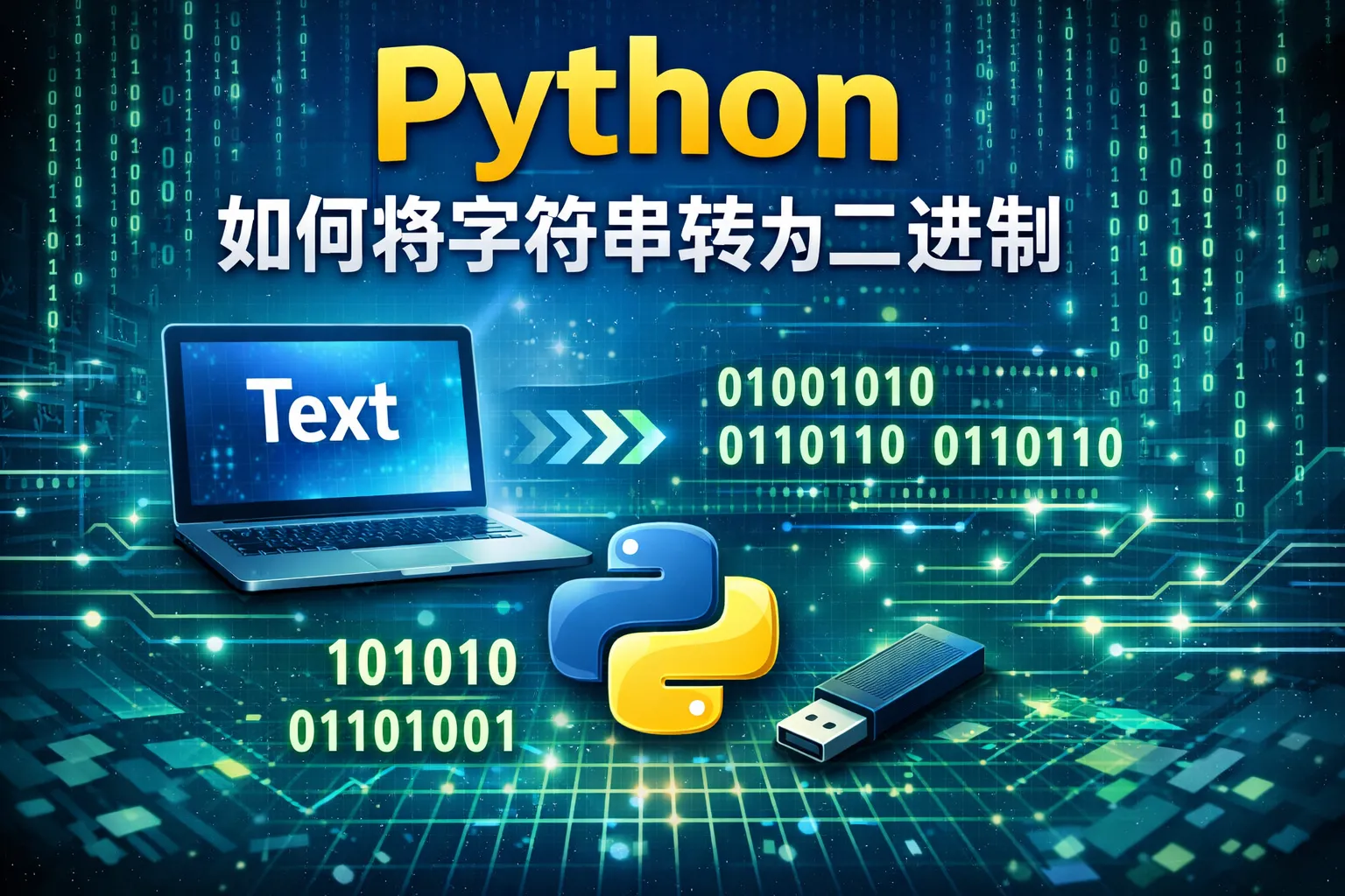 python如何将字符串转为二进制