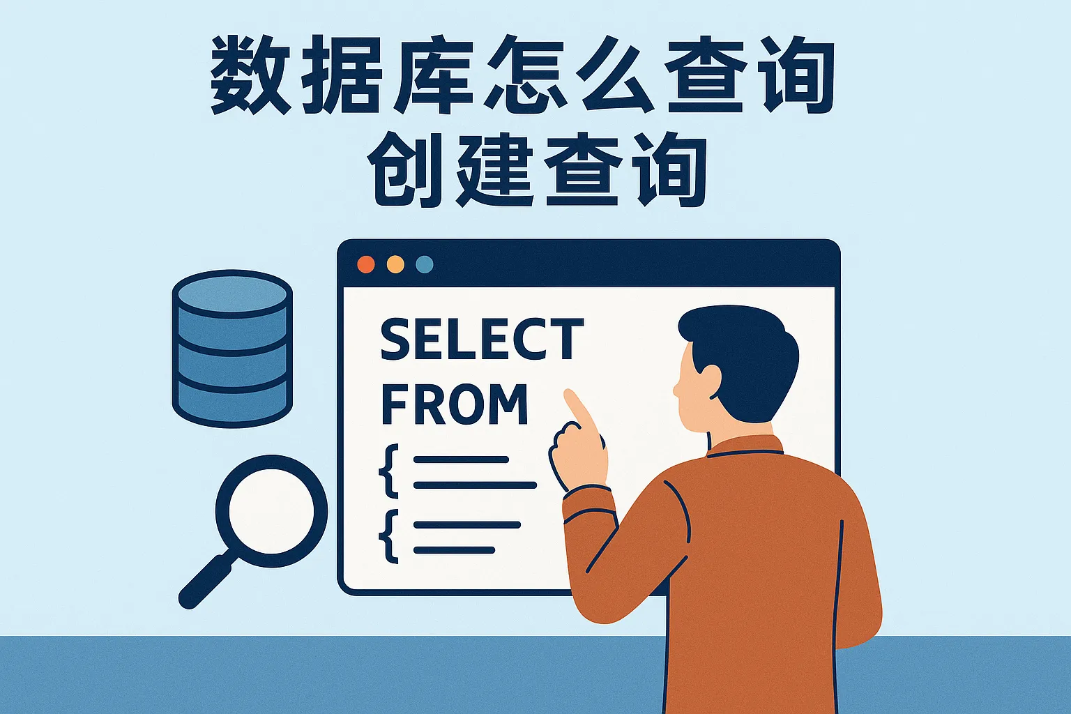 数据库怎么查询创建查询