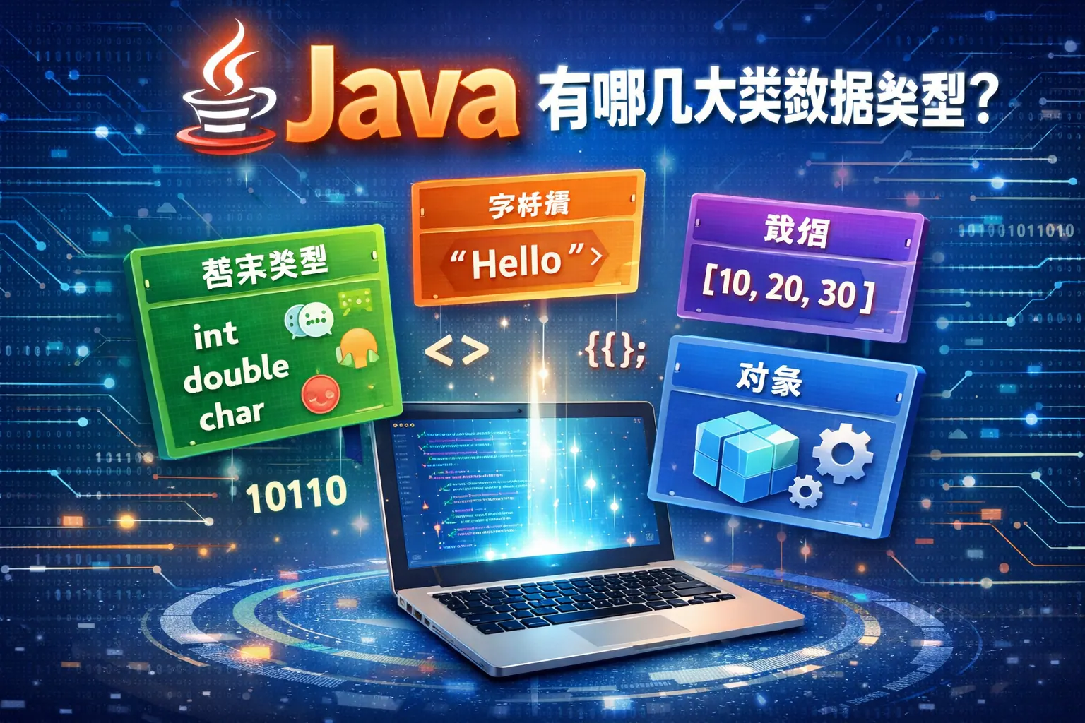 java 有哪几大类数据类型