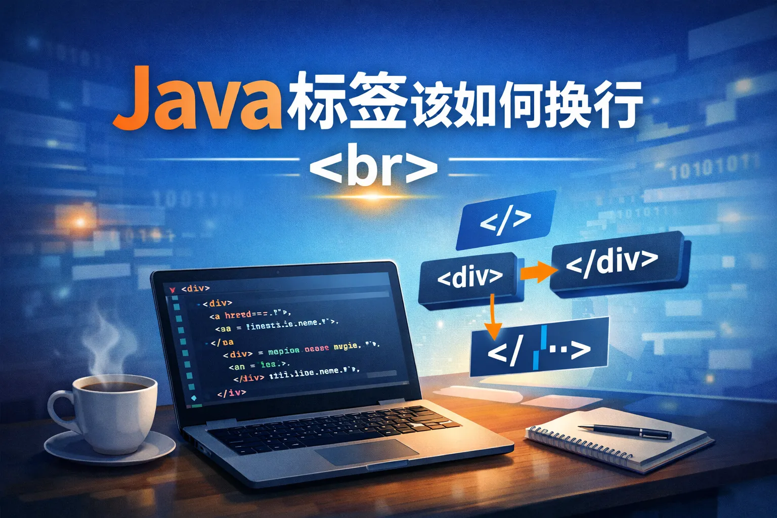 java标签该如何换行