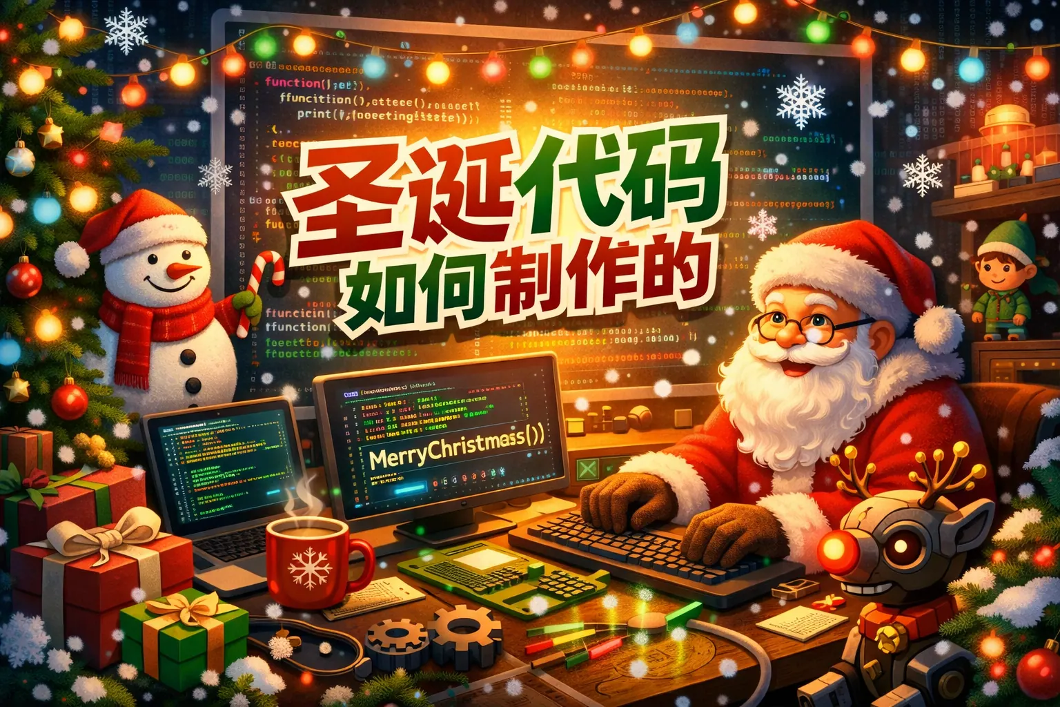 圣诞代码如何制作的