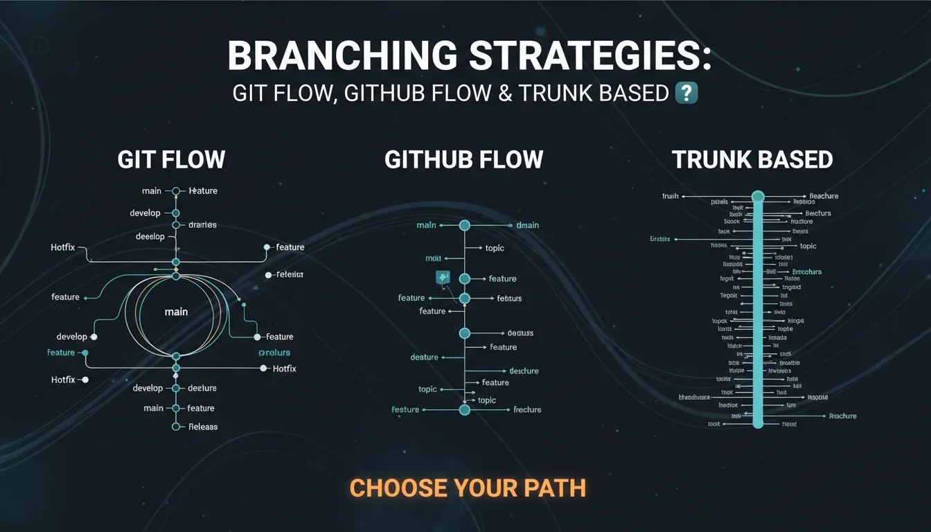 分支策略应该怎么选？Git Flow、GitHub Flow 和 Trunk Based 有什么差别