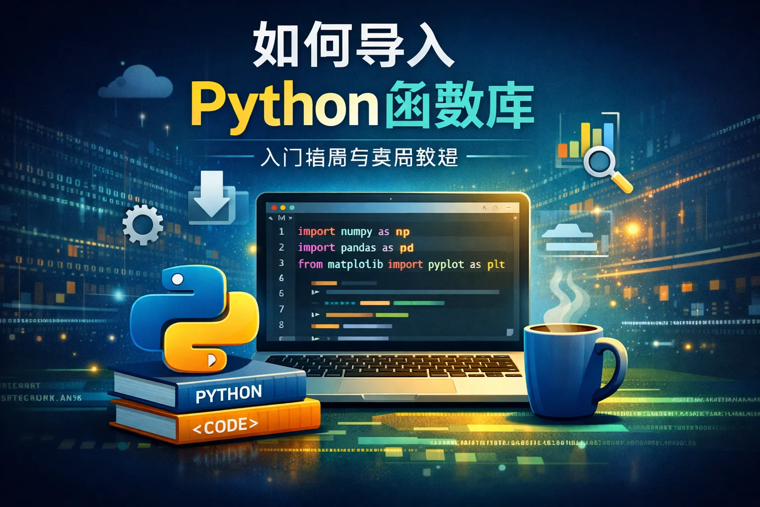 如何导入python函数库