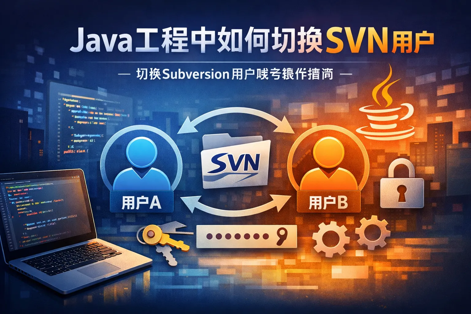 java工程中如何切换svn用户