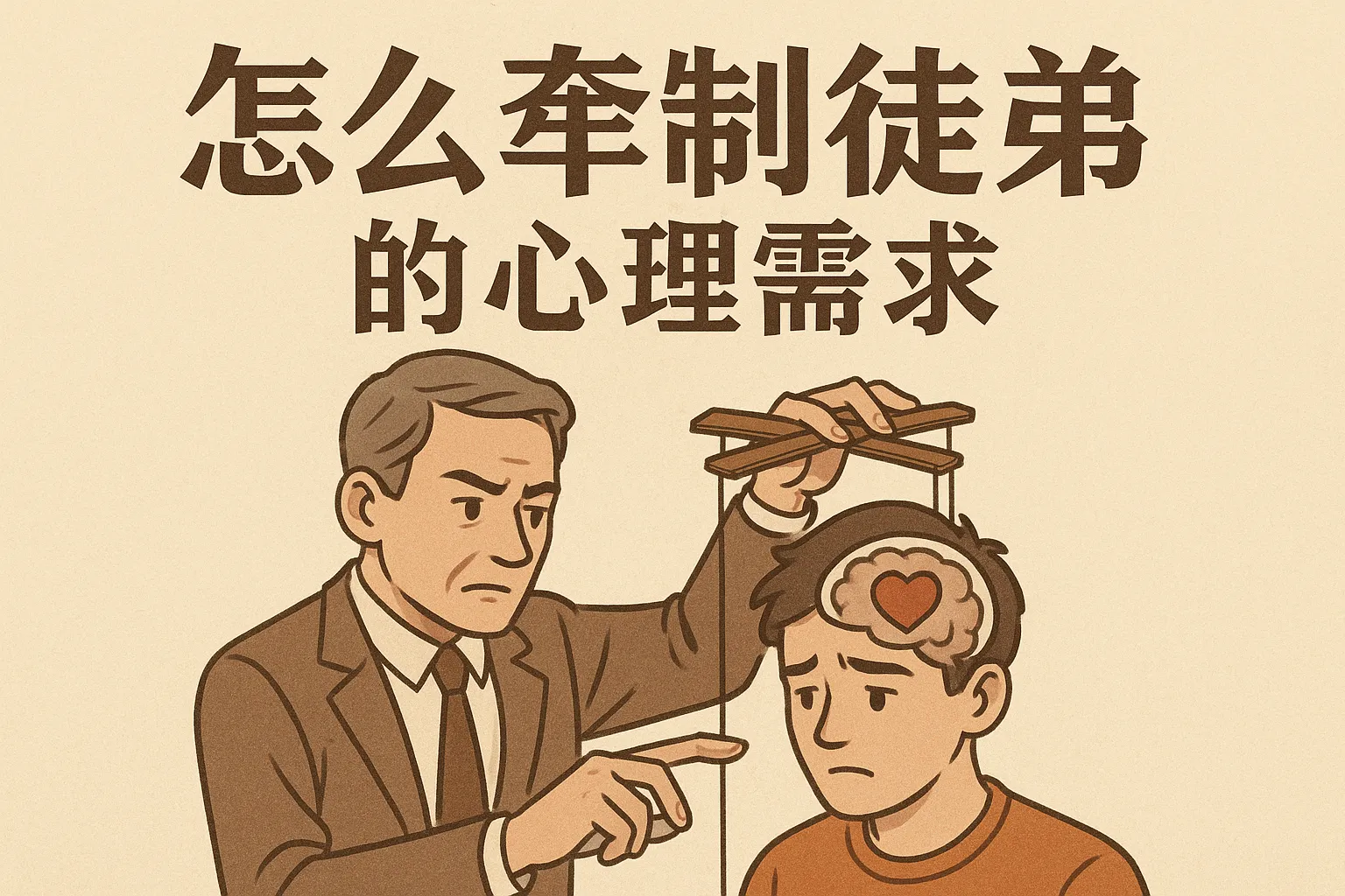 怎么牵制徒弟的心理需求