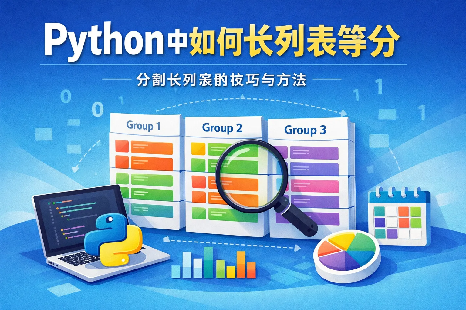 python中如何把长列表等分