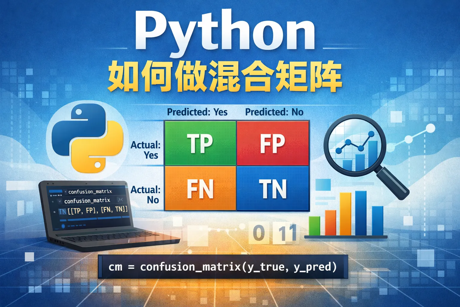 python如何做混合矩阵