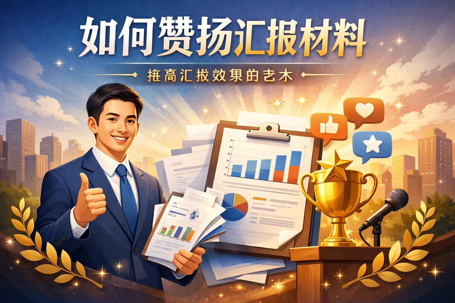 如何赞扬汇报材料