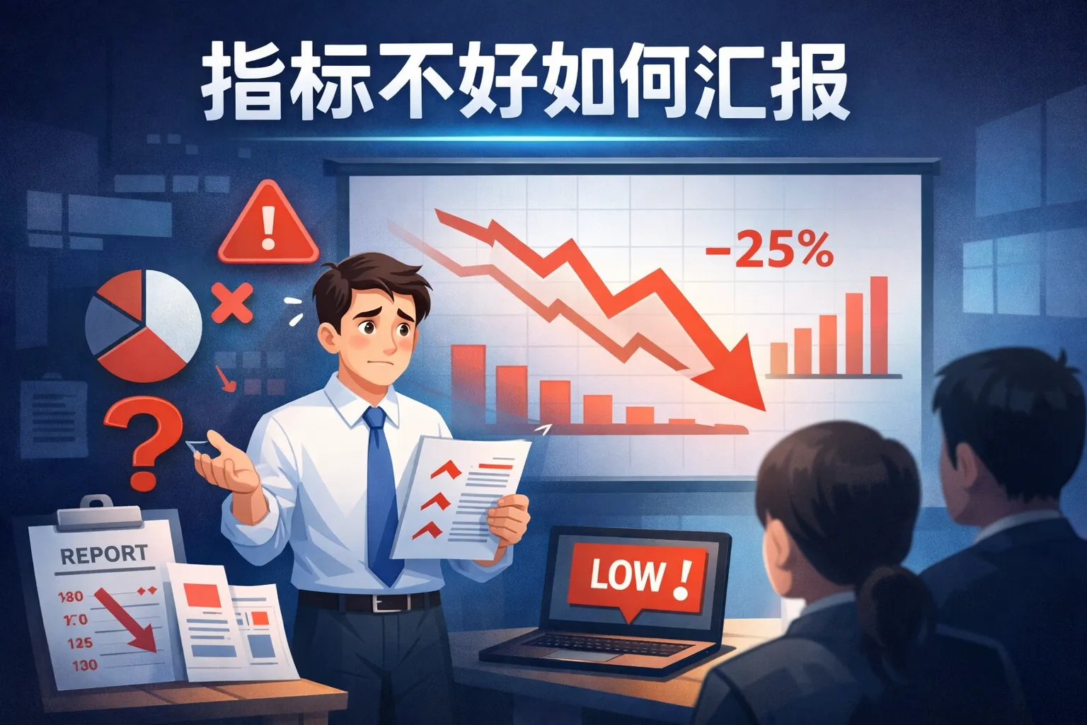 指标不好如何汇报