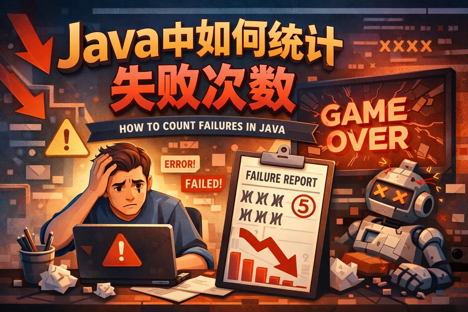 java中如何统计失败次数