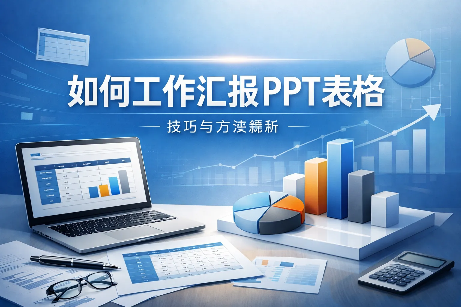 如何工作汇报ppt表格