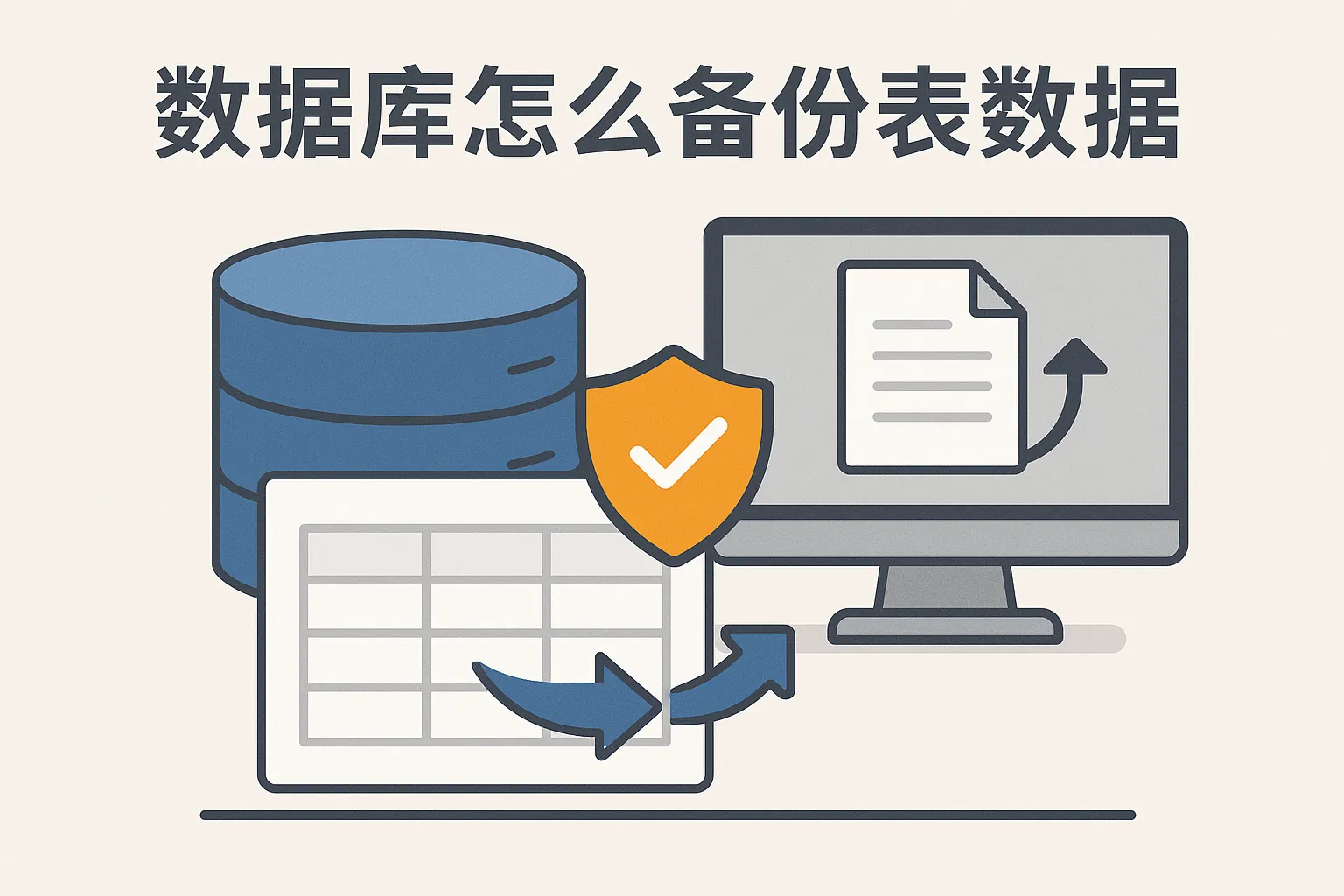 数据库怎么备份表数据