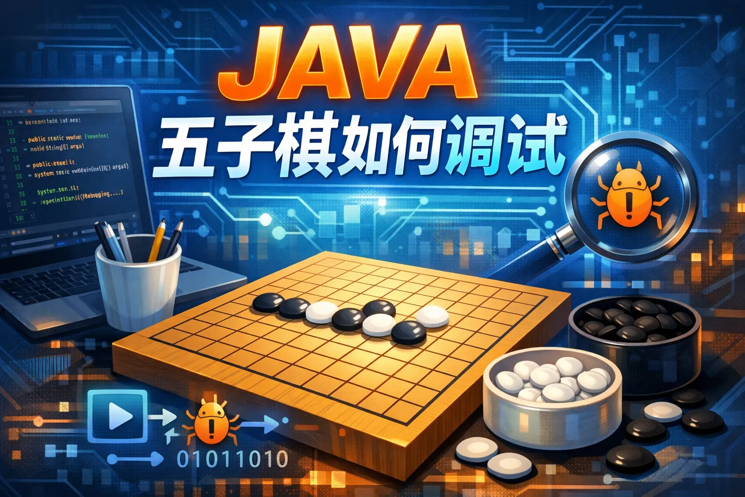 java五子棋如何调试
