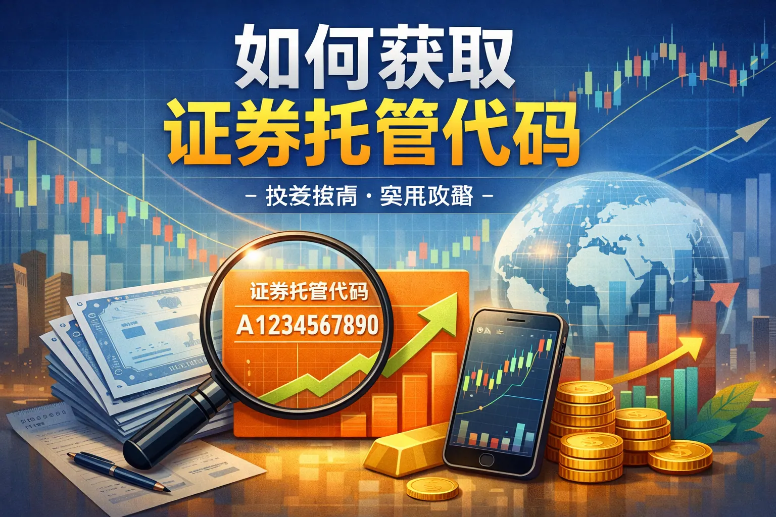 如何获取证券托管代码