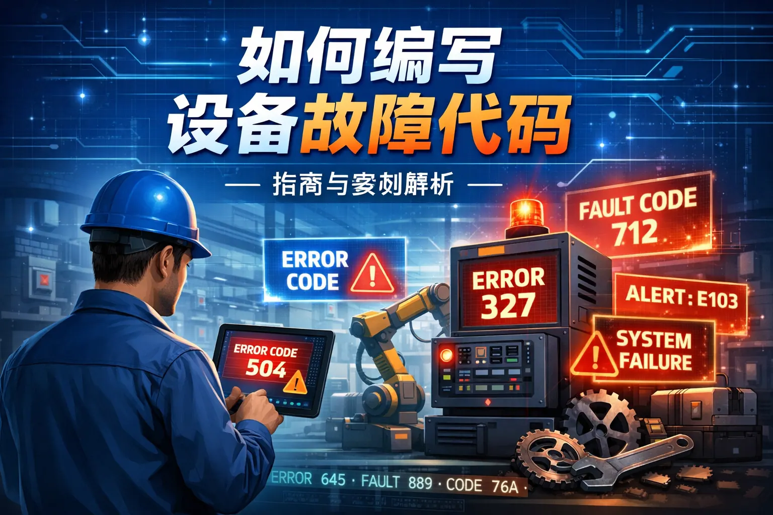 如何编写设备故障代码