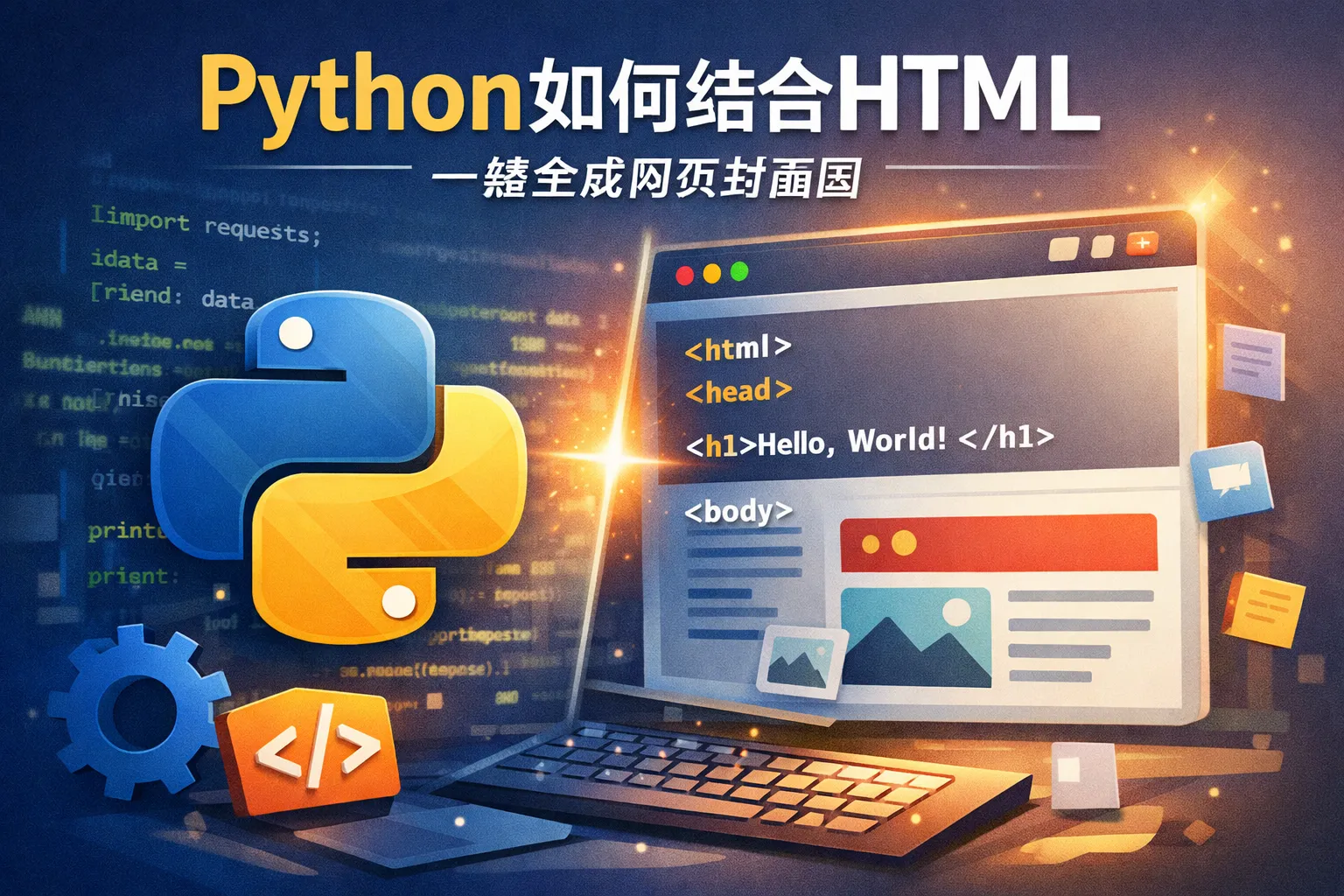 python如何结合html