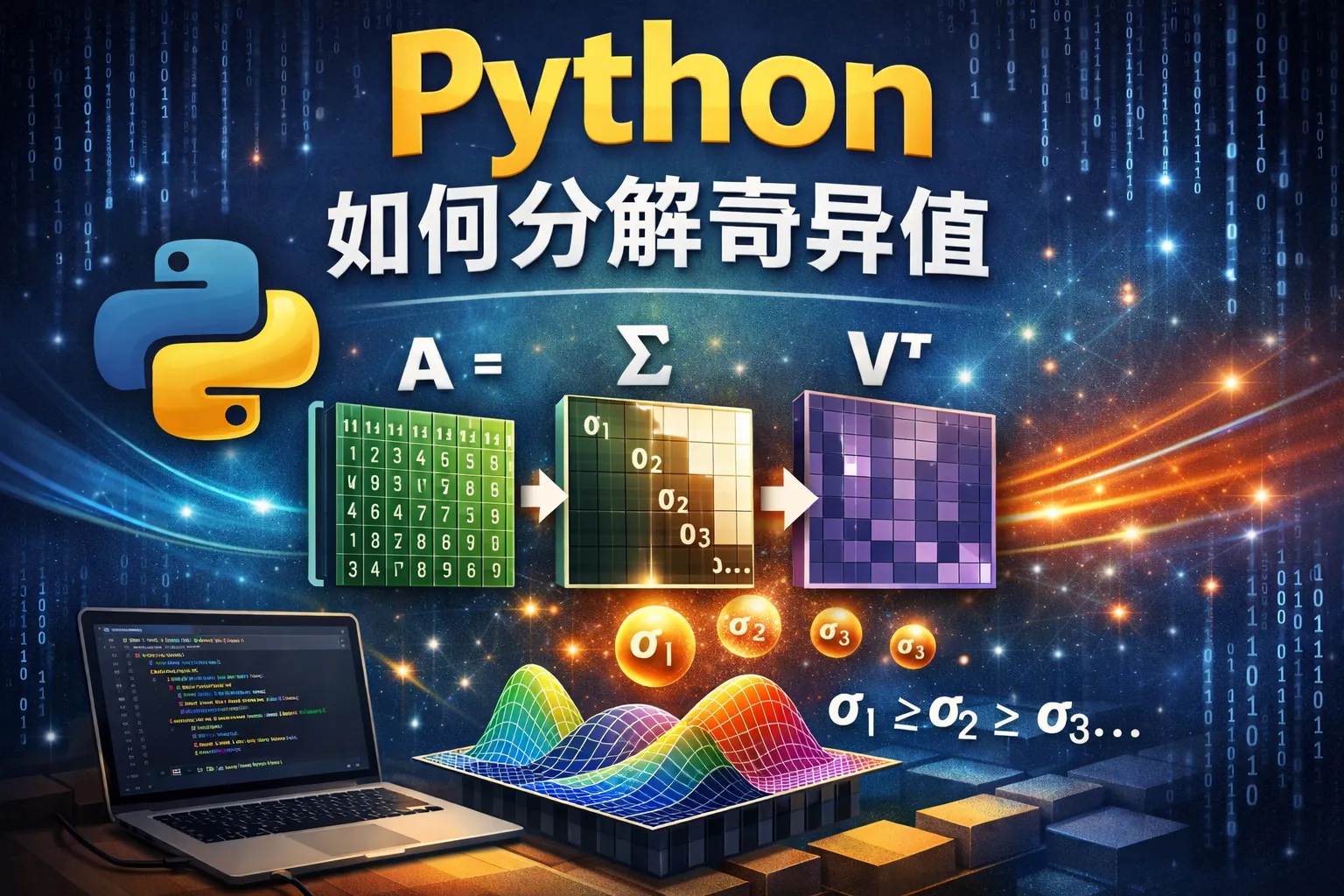 python如何分解奇异值