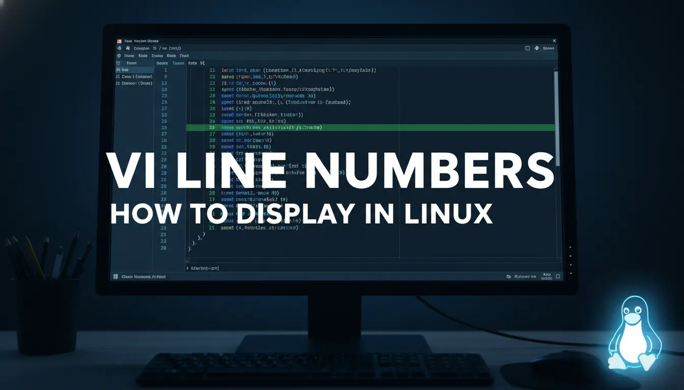 linux的vi如何显示行号