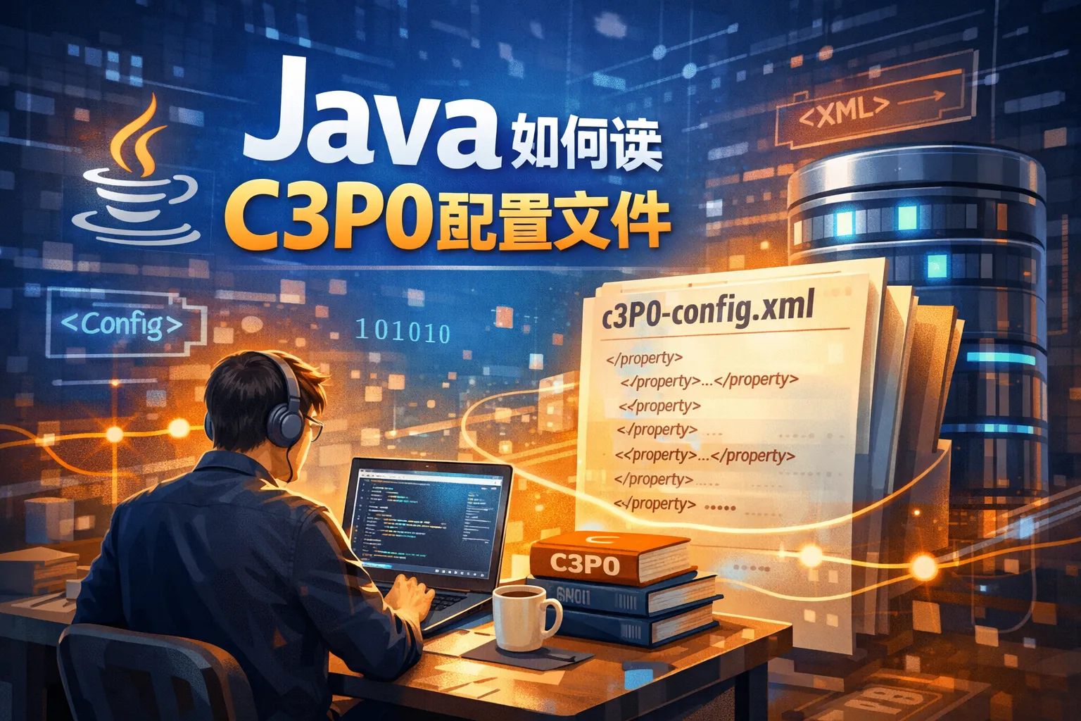 java如何读c3p0配置文件