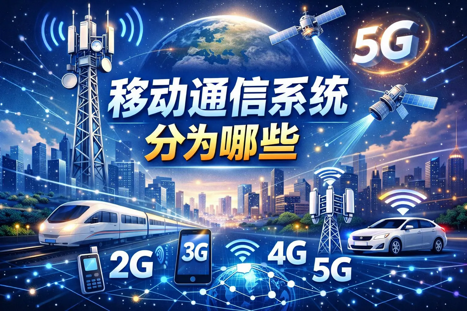 移动通信系统分为哪些
