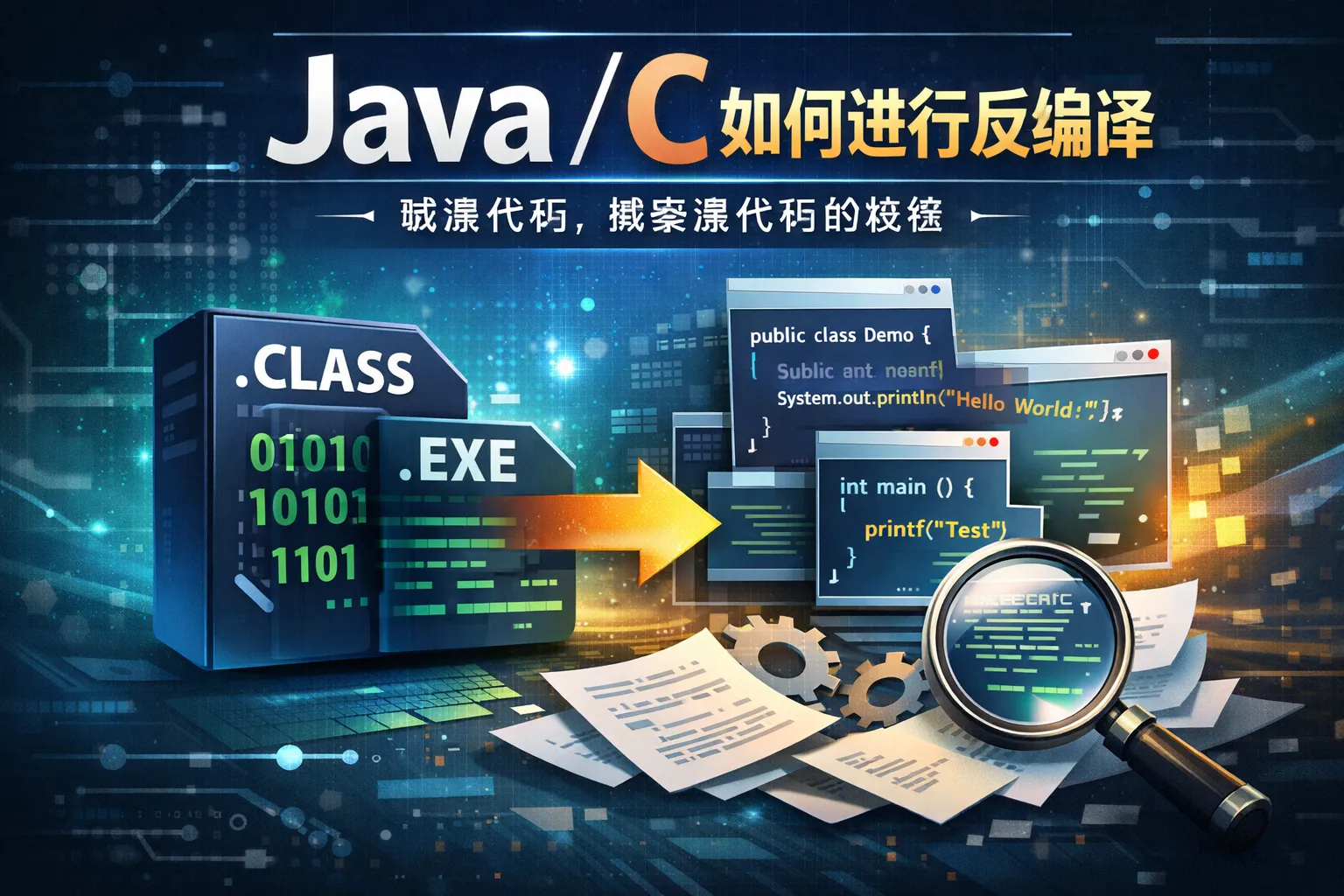 java c如何进行反编译