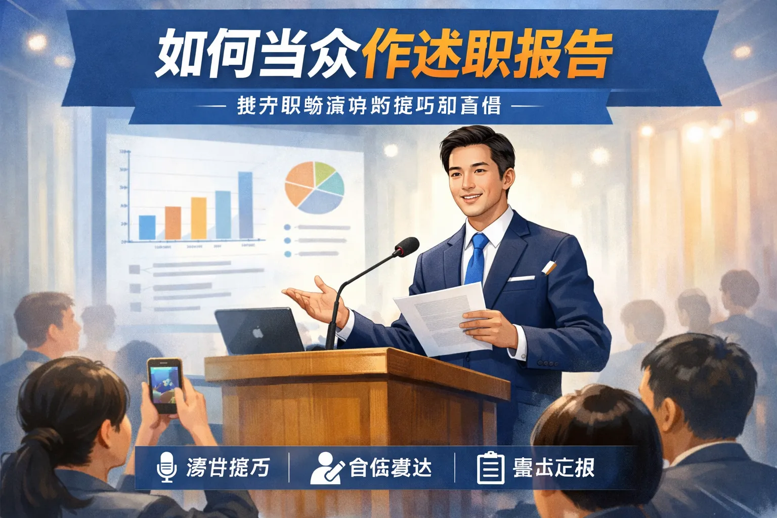 如何当众作述职报告