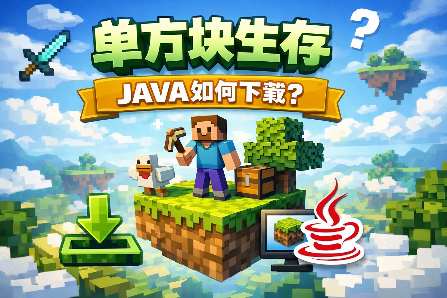 单方块生存java如何下载
