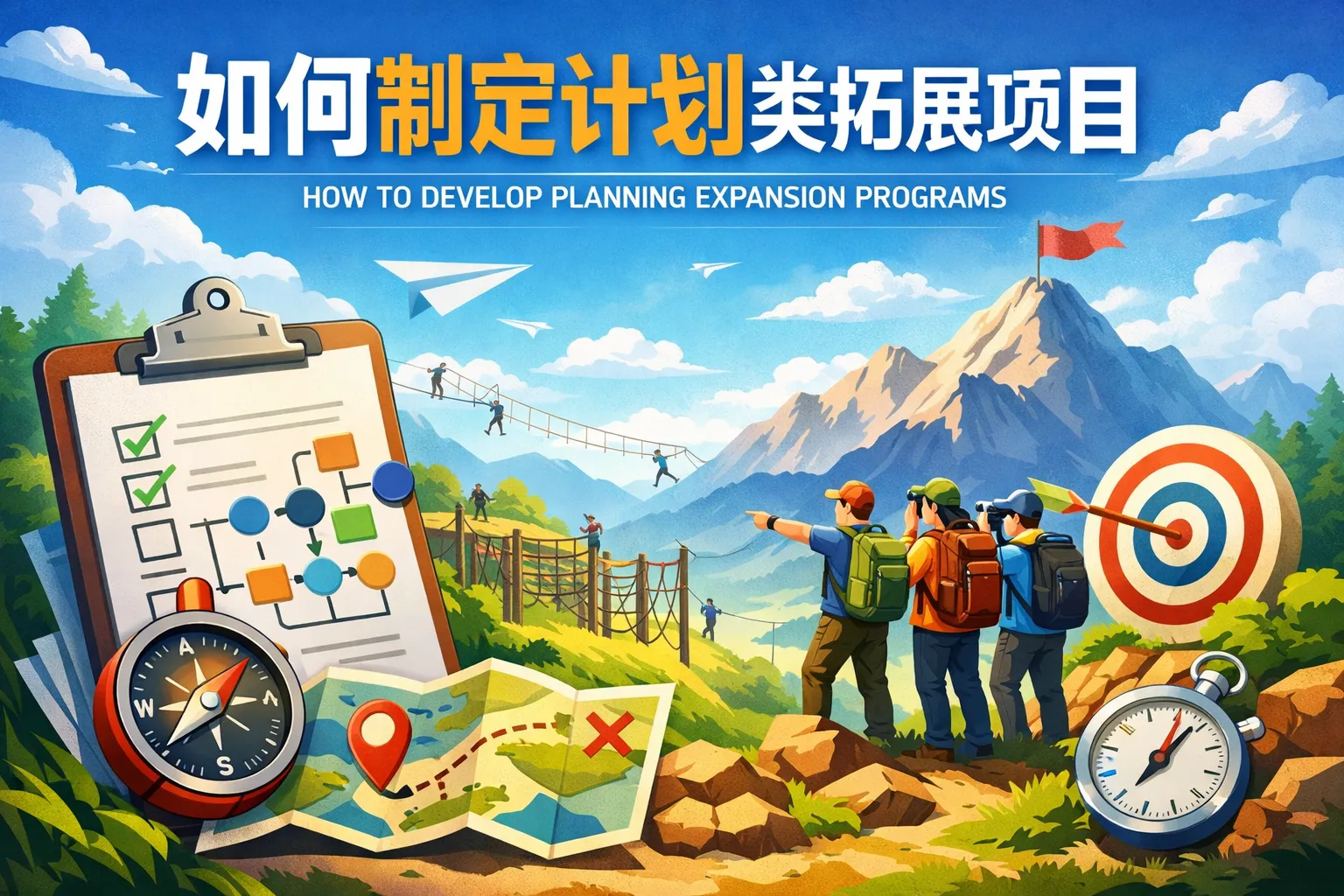 如何制定计划类拓展项目