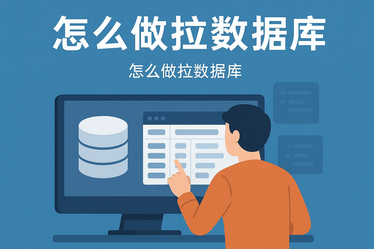 怎么做拉数据库