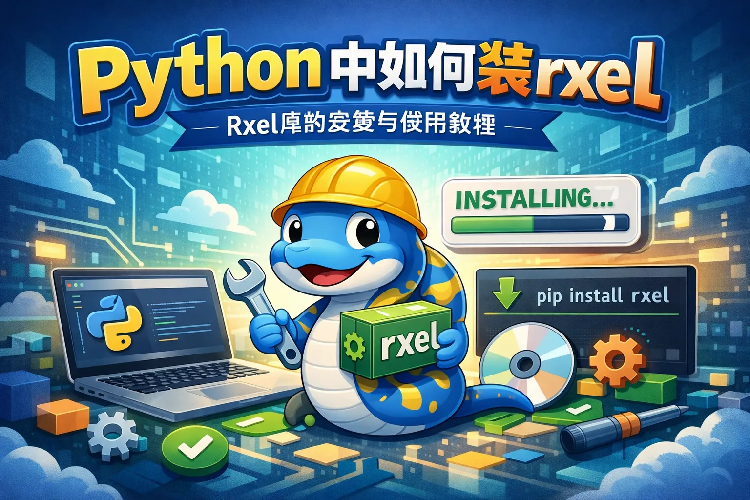 Python中如何装rxel