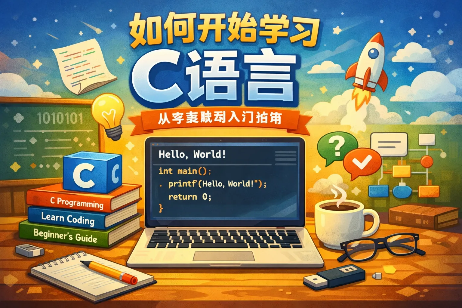 如何开始学习c语言