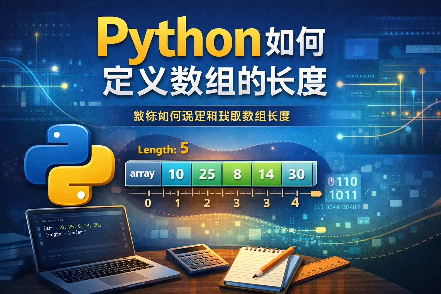 python如何定义数组的长度