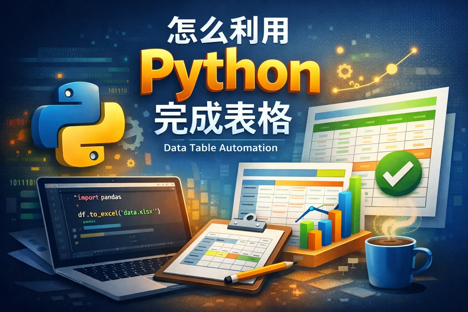 怎么利用python完成表格