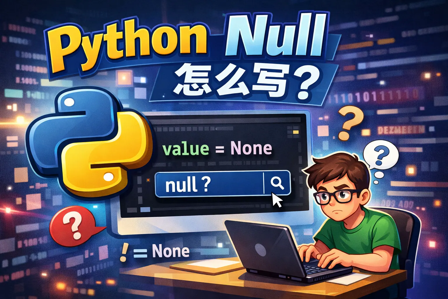 python null怎么写