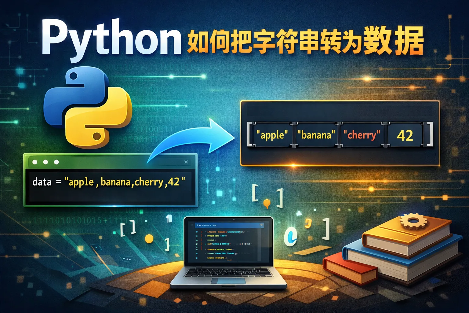 python如何把字符串转为数组