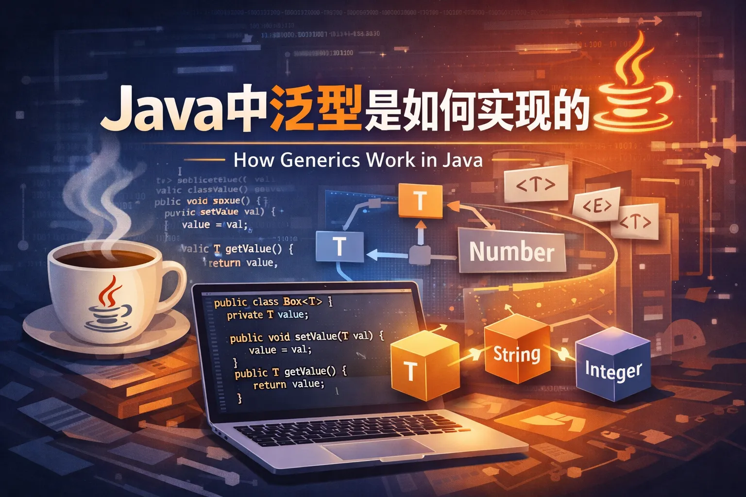 java中泛型是如何实现的
