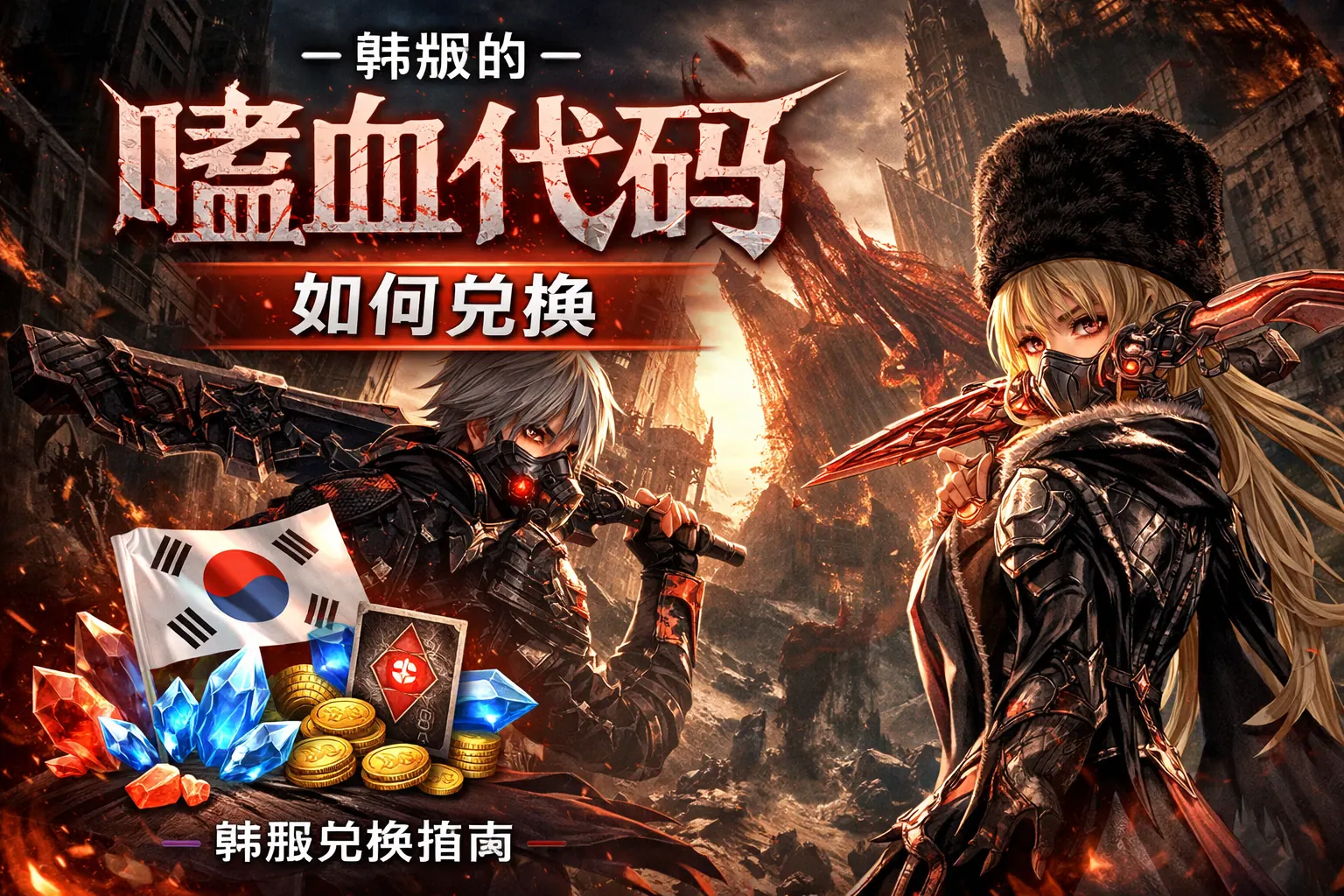 韩版的噬血代码如何兑换